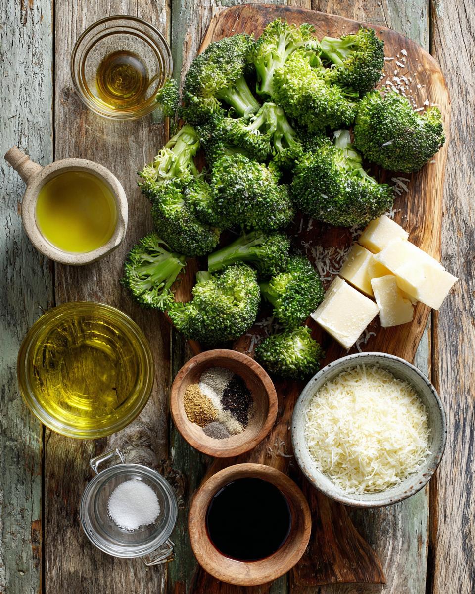 Crispy Smashed Broccoli with Balsamic & Parmesan - detail 1