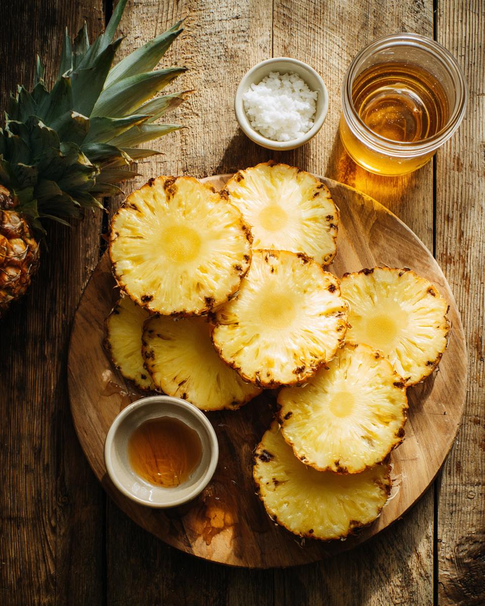 Griddled Pineapple with Honey - detail 1