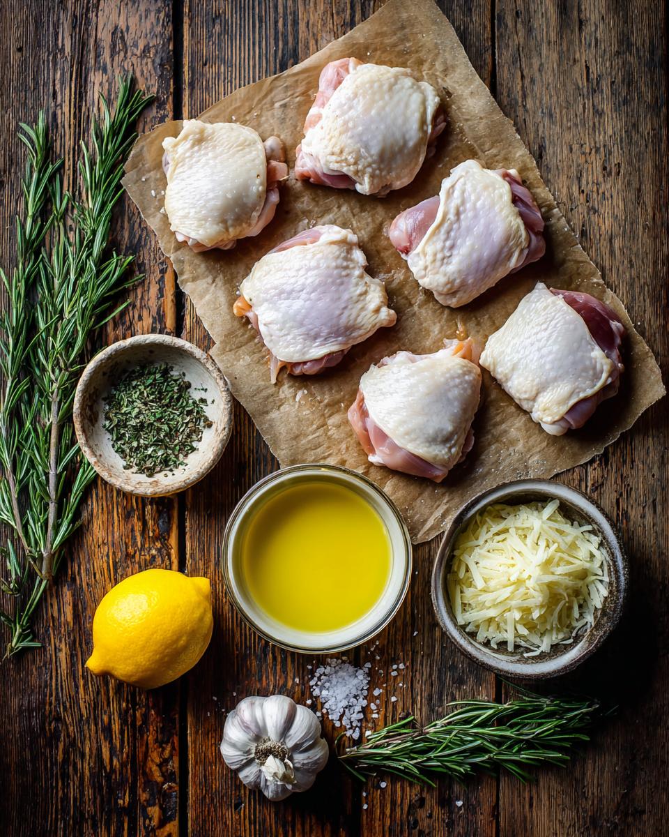 Lemon Rosemary Chicken Thighs - detail 1