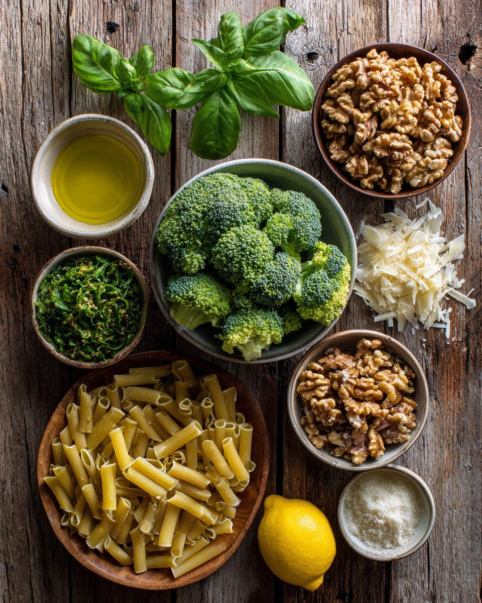 Lemony Broccoli Pesto Pasta - detail 1