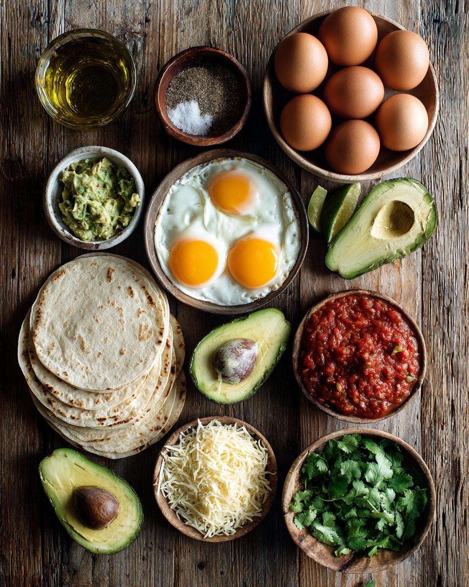 Smashed Egg Tacos - detail 1