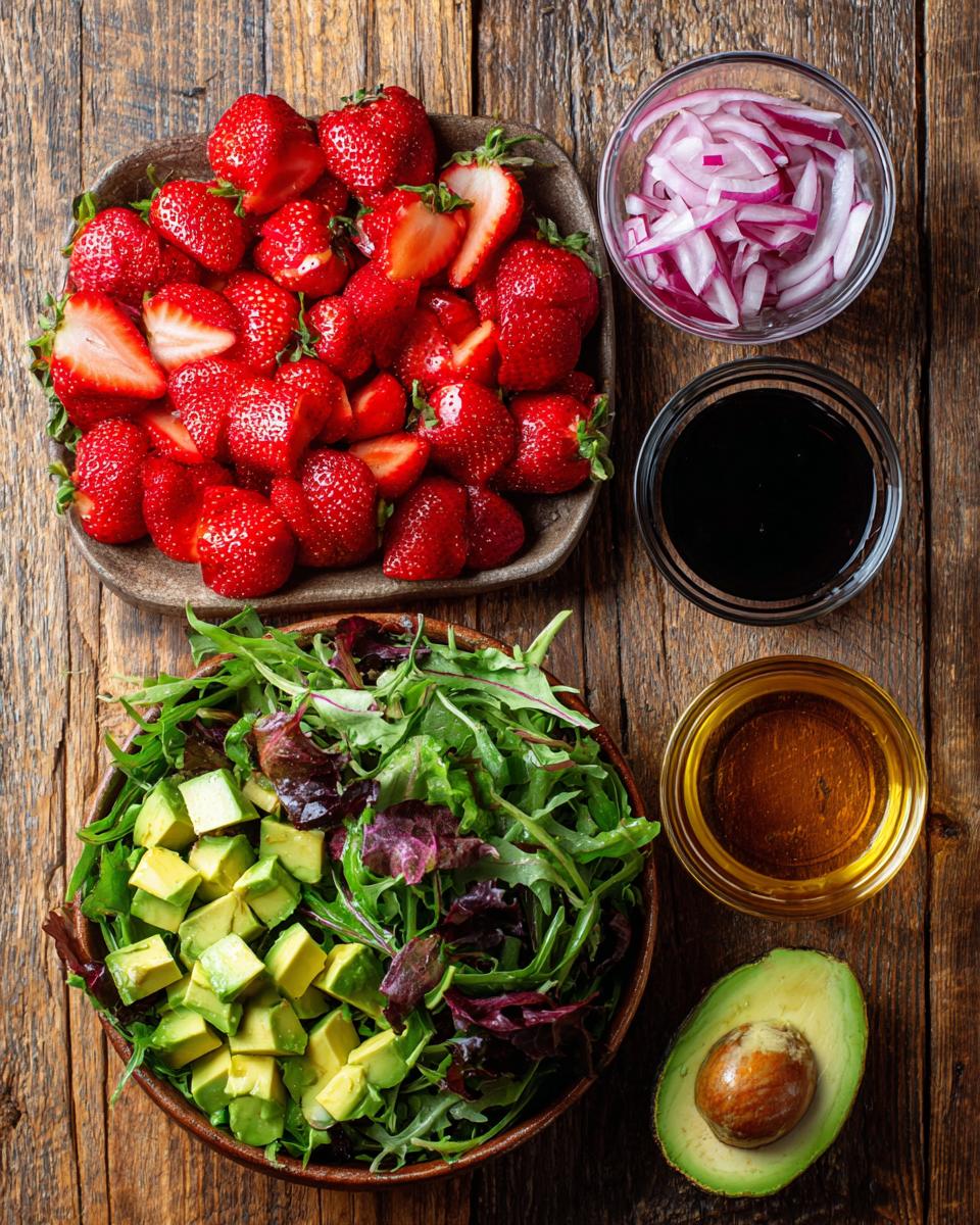Strawberry Avocado Salad - detail 1