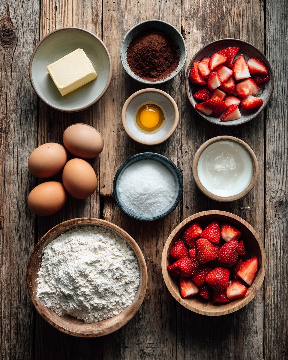 Strawberry Brownies - detail 1