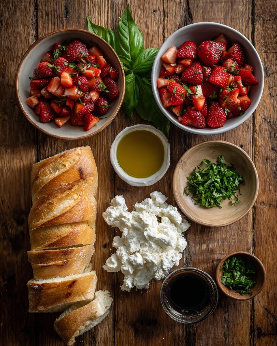 Strawberry Bruschetta - detail 1