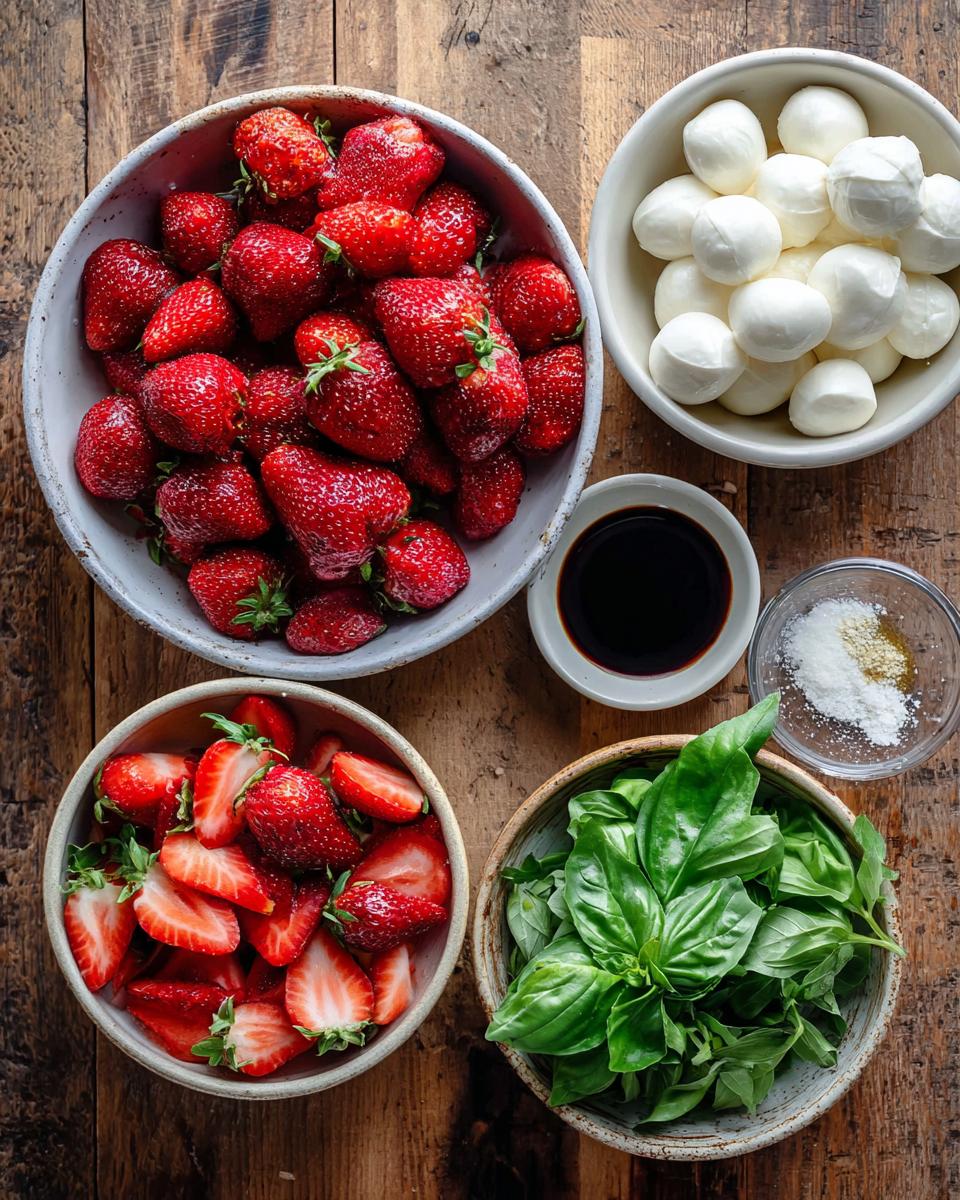 Strawberry Caprese Salad - detail 1