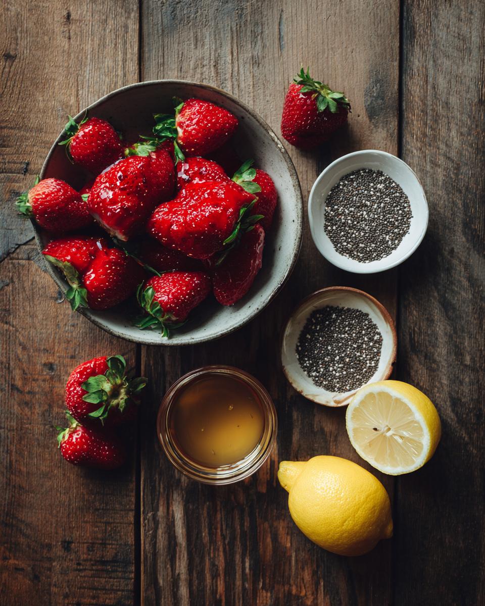 Strawberry Chia Seed Jam - detail 1