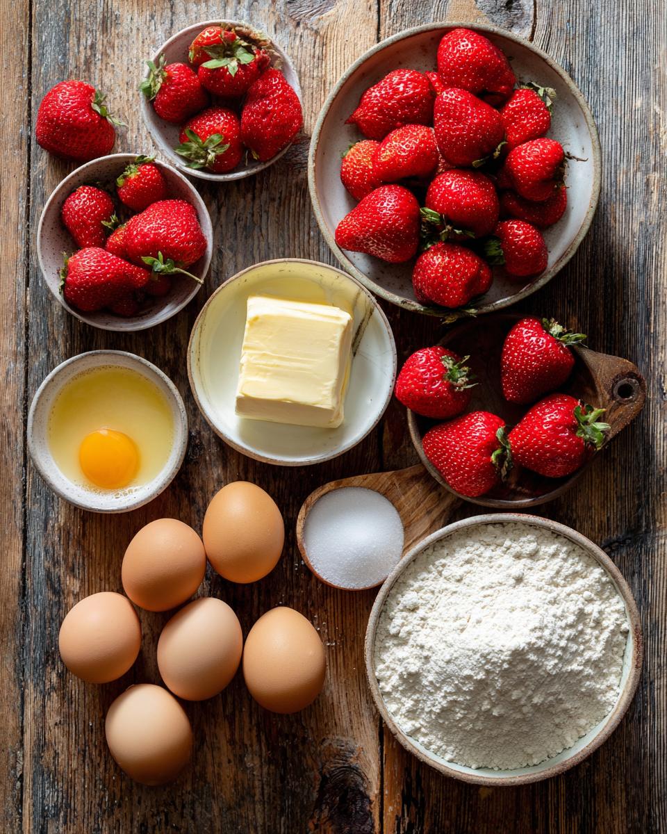 Strawberry Clafoutis - detail 1