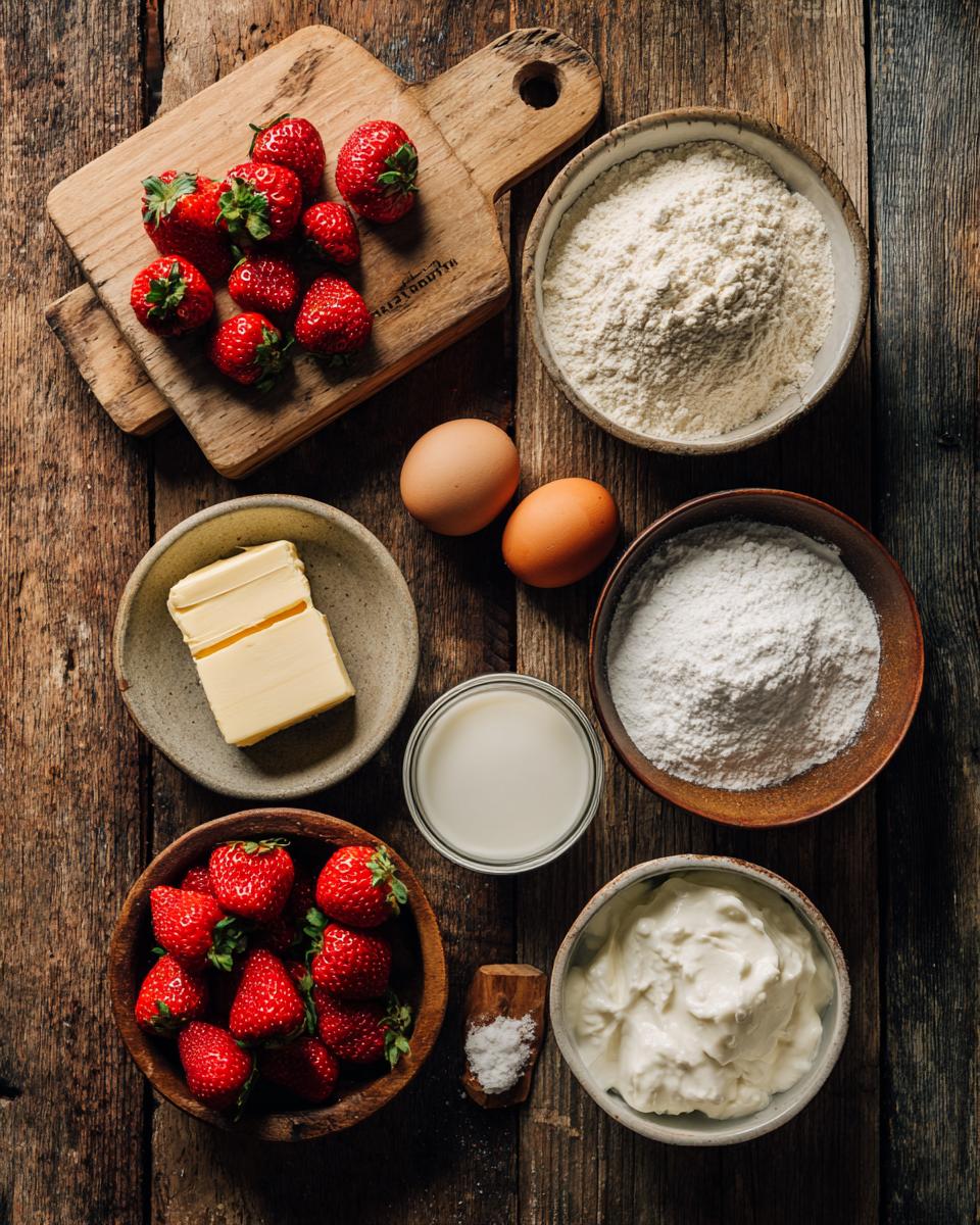Strawberry Coffee Cake - detail 1