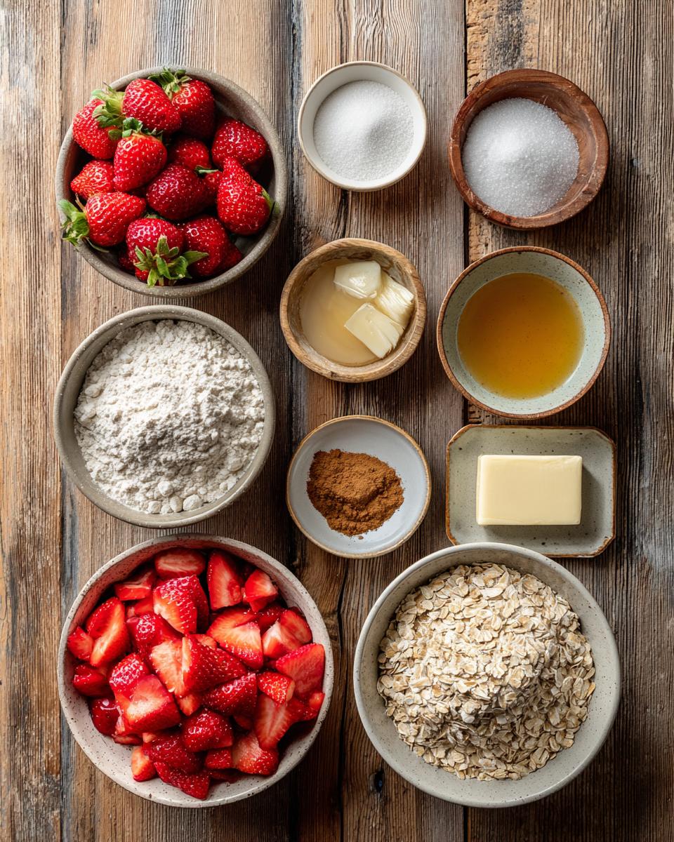 Strawberry Crisp - detail 1