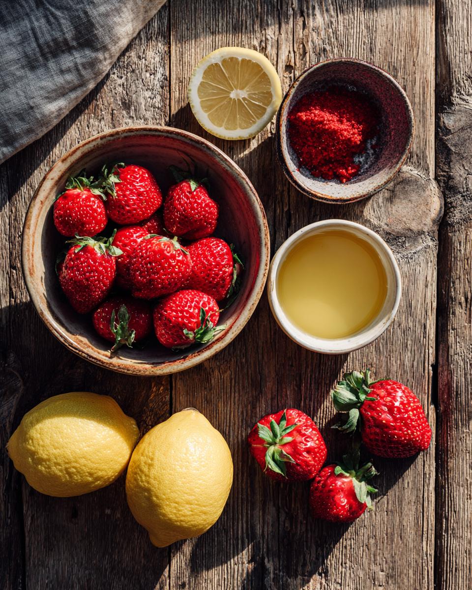 Strawberry Fruit Leather - detail 1