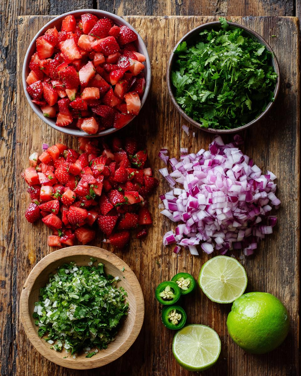 Strawberry Salsa - detail 1