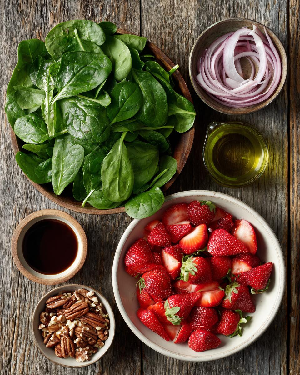Strawberry Spinach Salad - detail 1