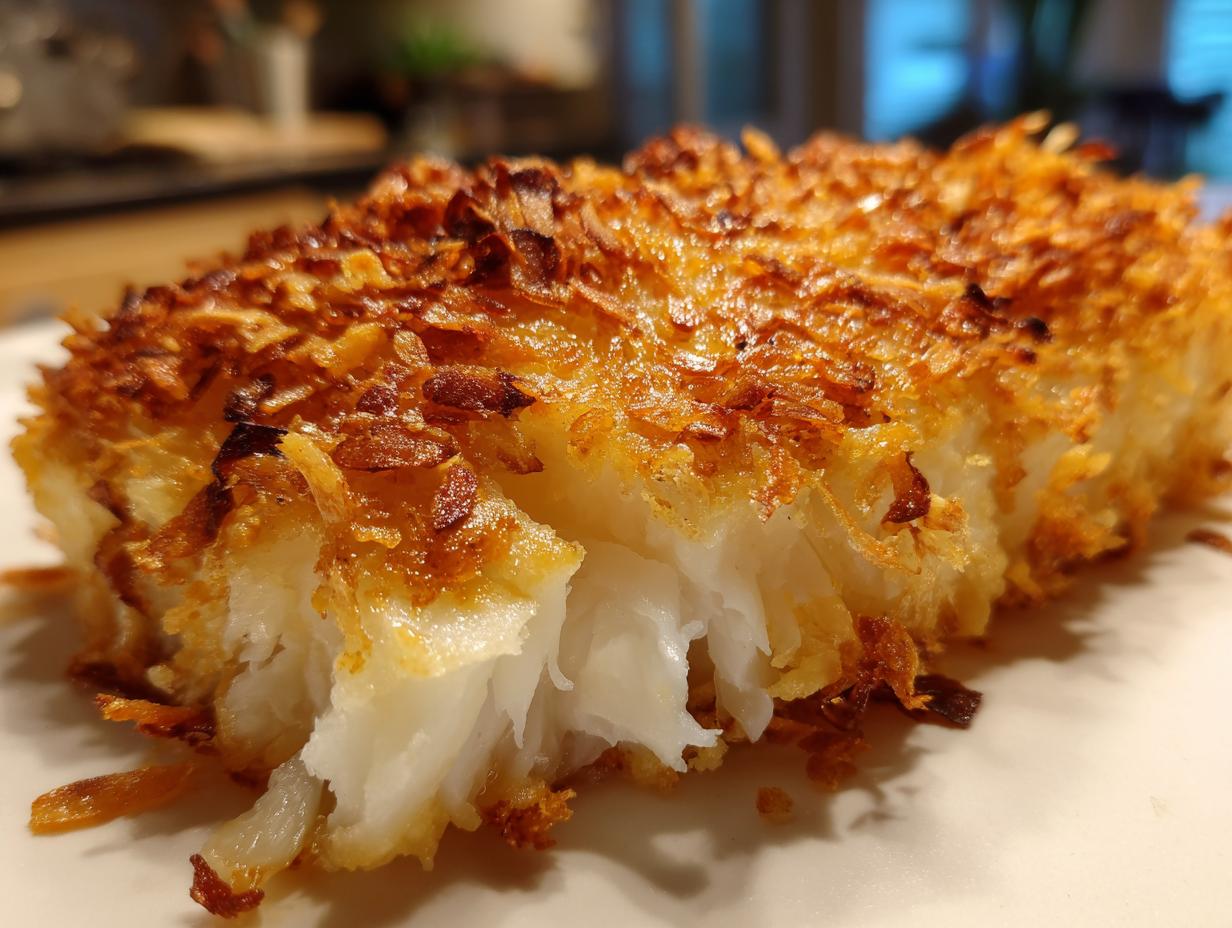 Almond Crusted Cod Fillets