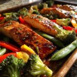 Asian Salmon Sheet Pan Dinner