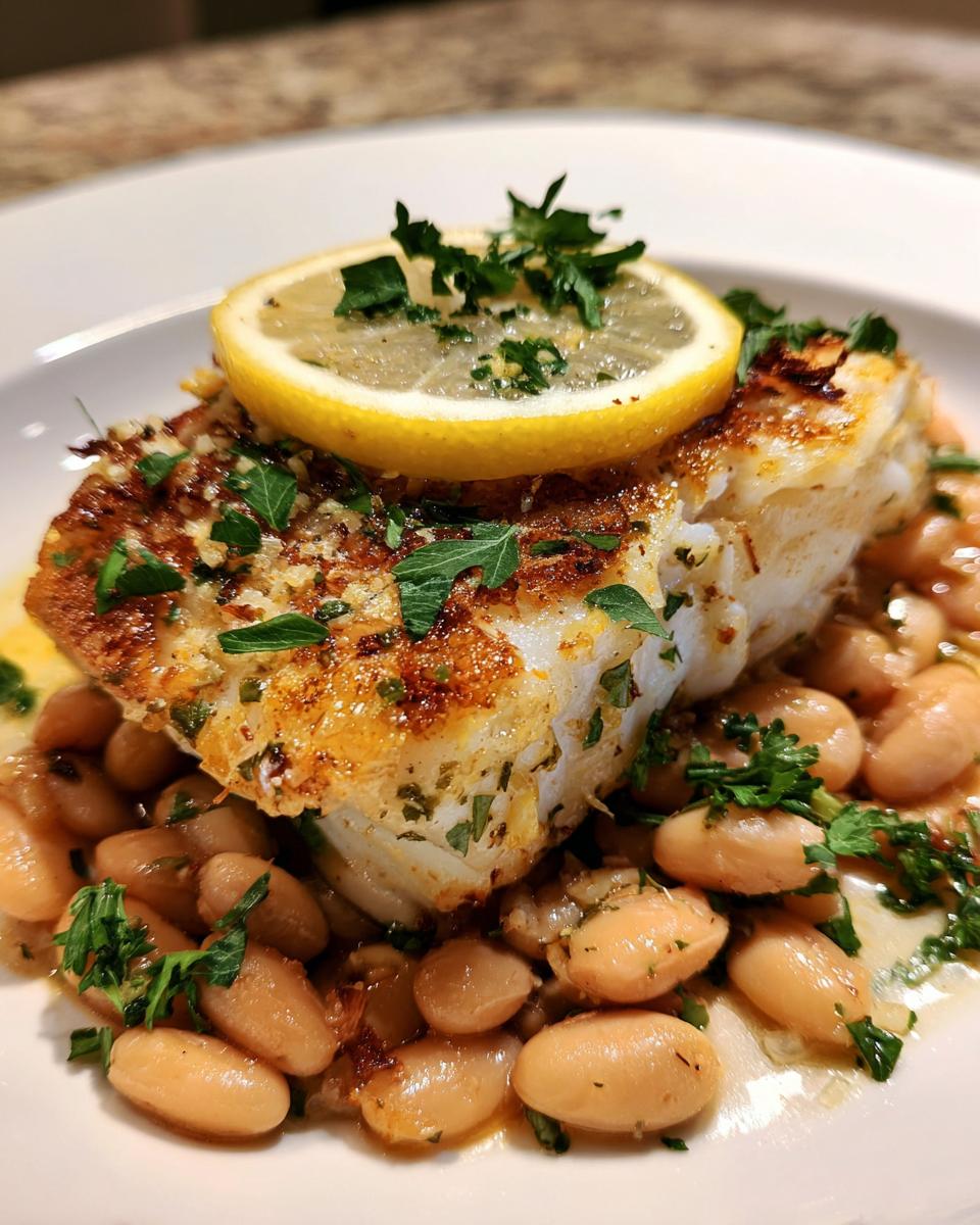 Baked Cod and Butter Beans - detail 2