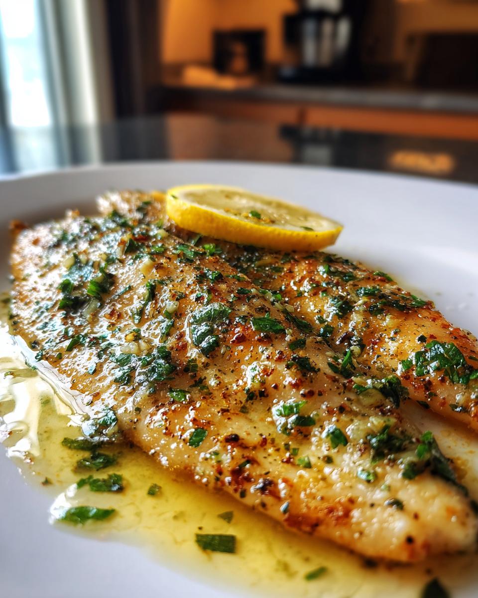 Baked Lemon Garlic Butter Tilapia - detail 2