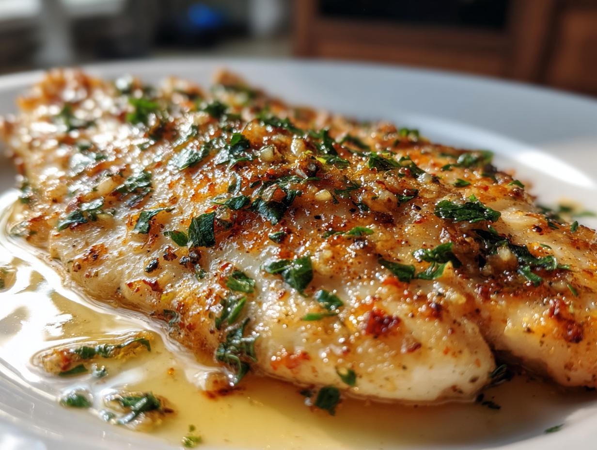 Baked Lemon Garlic Butter Tilapia