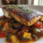 Blackened Basa with Ratatouille