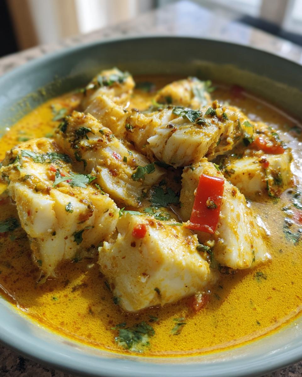 Caribbean Fish Curry - detail 2
