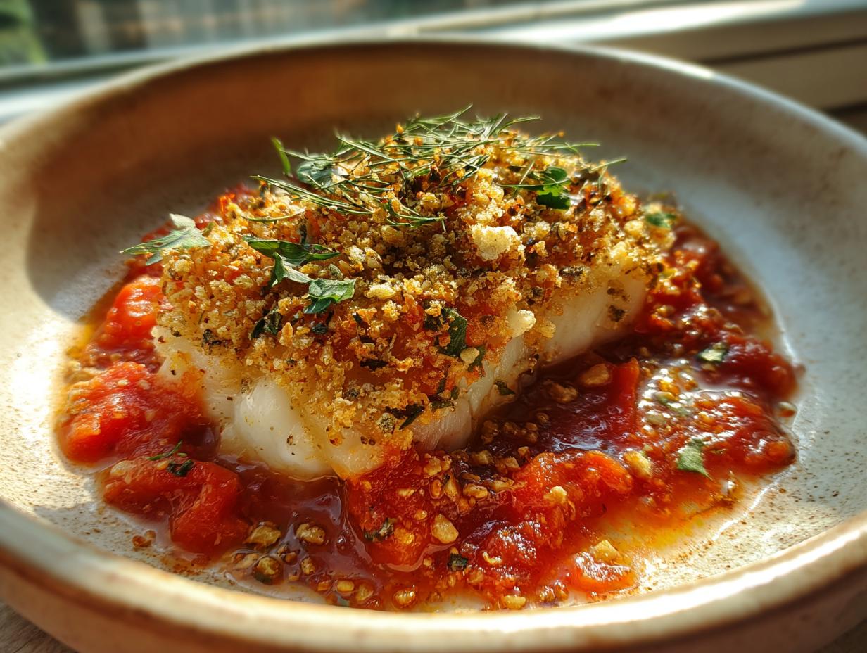 Cod &amp; Anchovy Bake