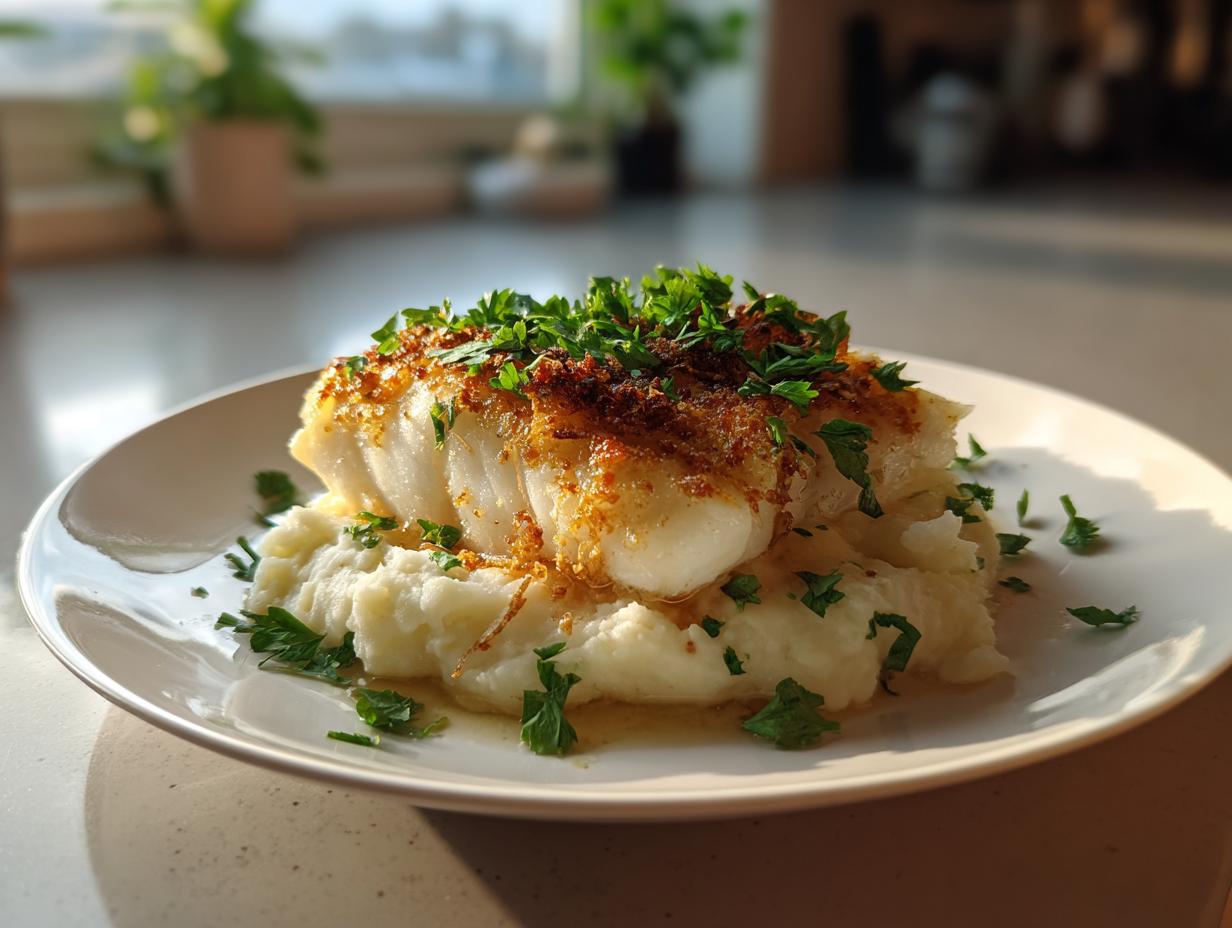 Cod and Smashed Celeriac