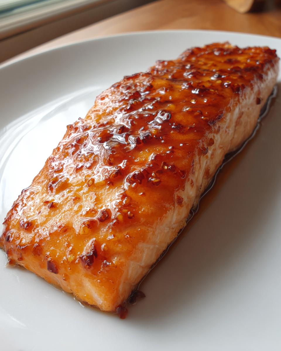 Honey Ginger Glazed Salmon - detail 2