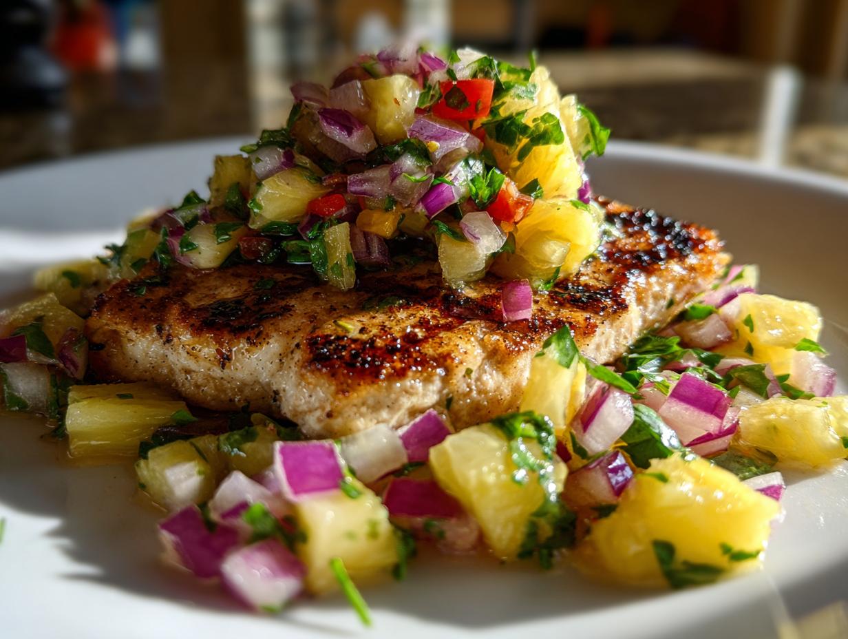 Mahi Mahi with Pineapple Salsa