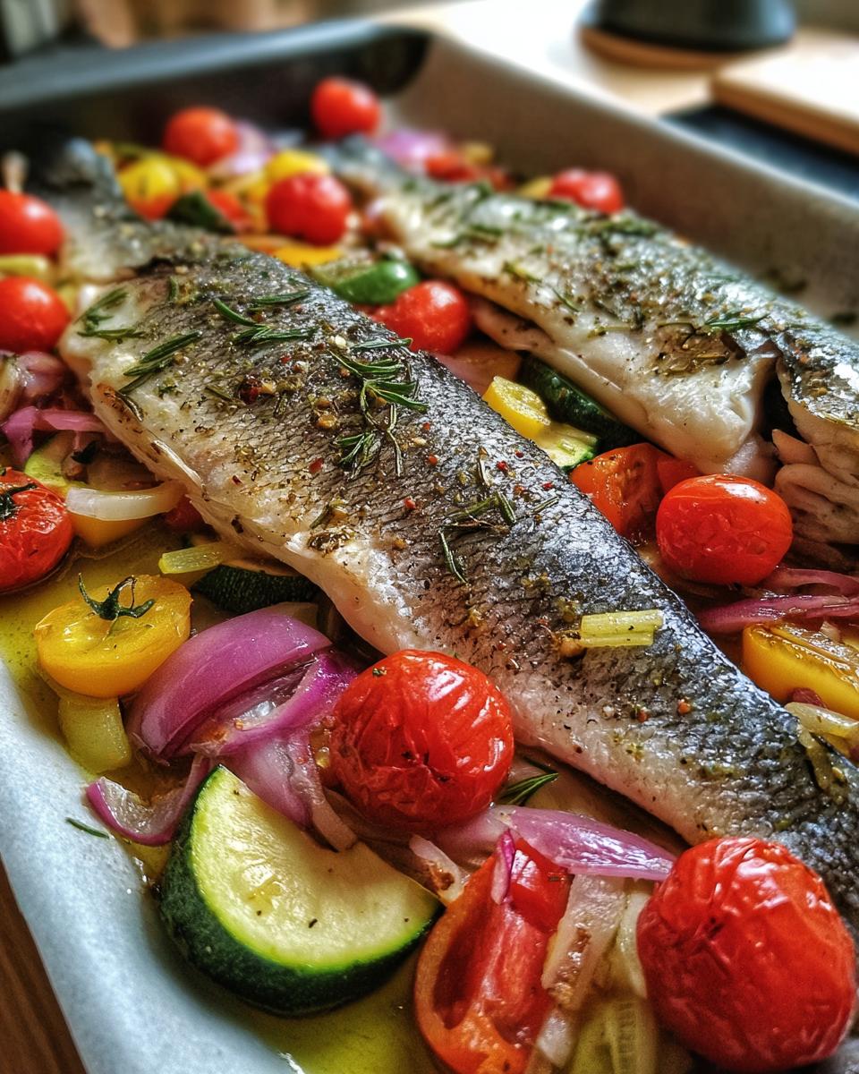 Med-Style Sea Bass Traybake - detail 2