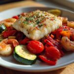 One-Pan Cod & Red Shrimp