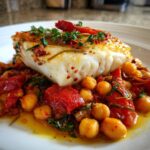 Paprika Cod and Chickpea Traybake