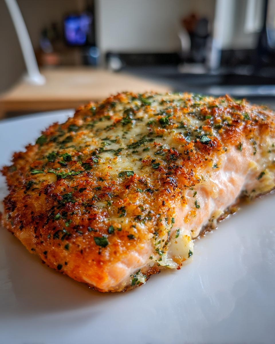 Parmesan-Herb Crusted Salmon - detail 2