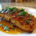 Soy & Garlic Glazed Sea Bass