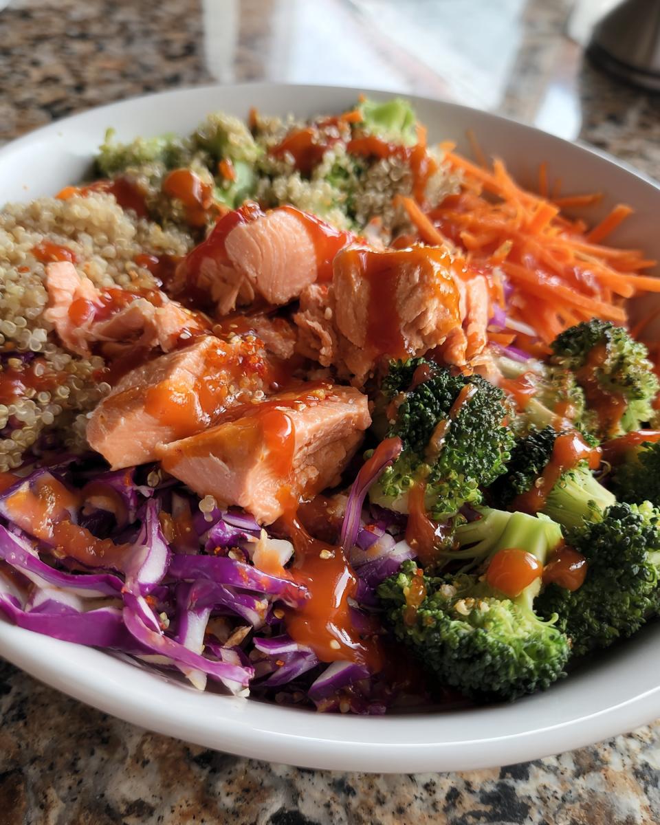 Sriracha Salmon Power Bowls - detail 2