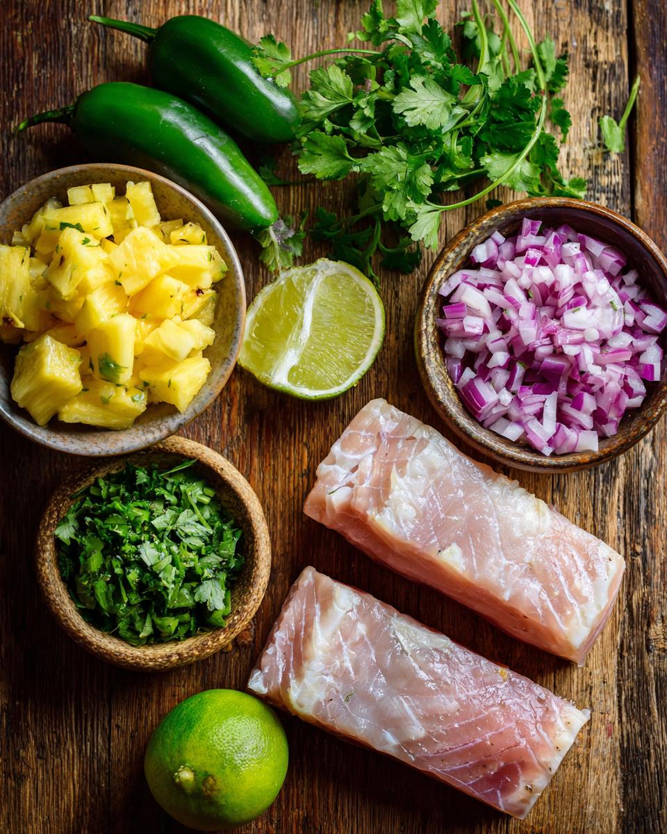 Mahi Mahi with Pineapple Salsa - detail 1