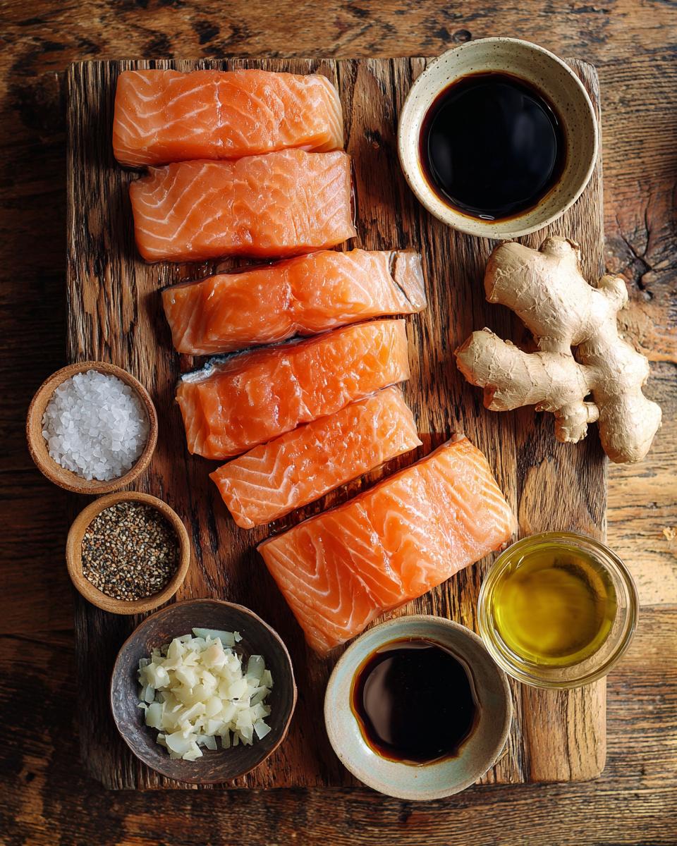 Maple-Soy Glazed Salmon - detail 1